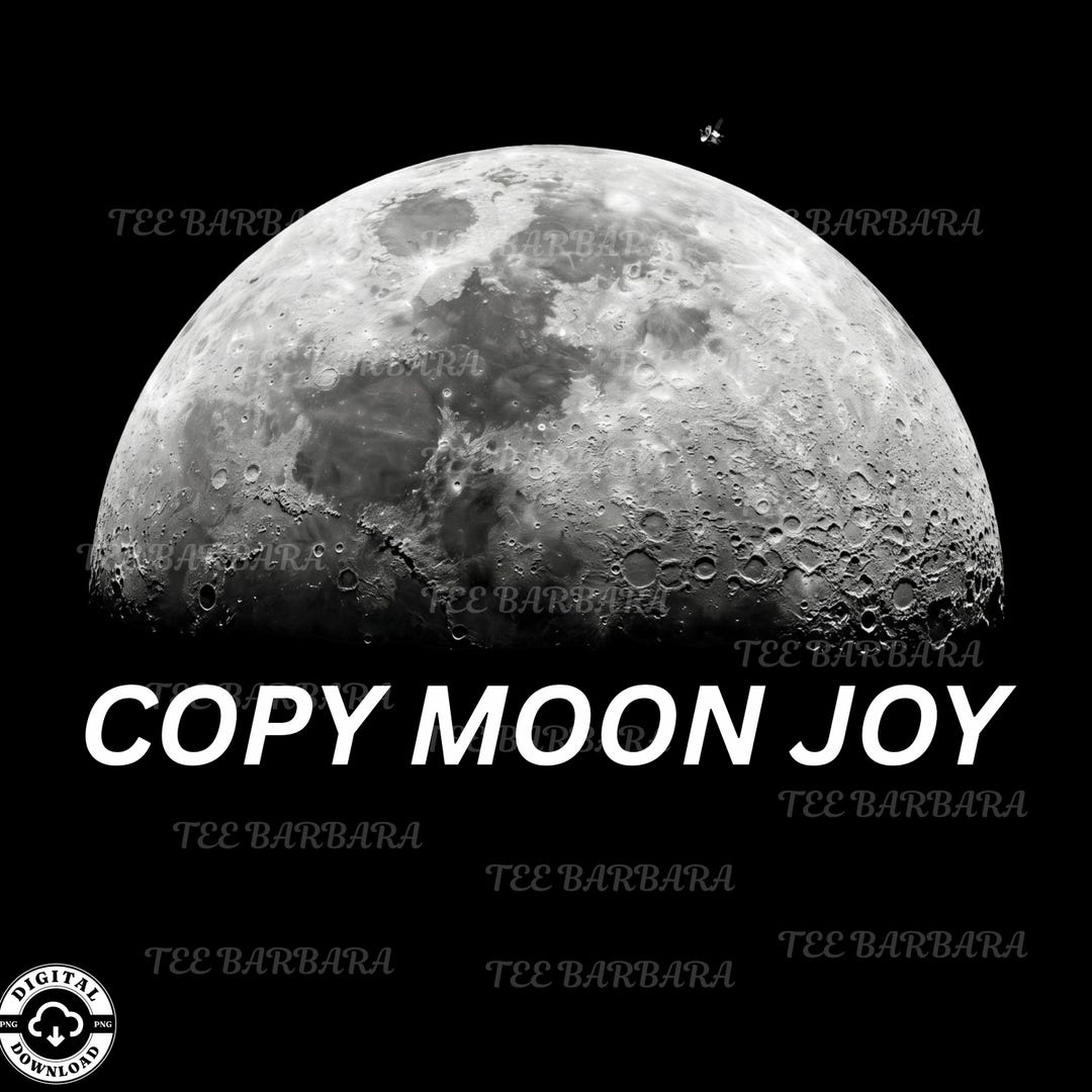 Copy Moon Joy PNG, Artemis II Mission PNG, Realistic Moon Surface Art ...