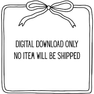 Puede incluir: Gr&aacute;fico de descarga digital en blanco y negro con un lazo en la parte superior. El texto dice "SOLO DESCARGA DIGITAL NO SE ENVIAR&Aacute; NING&Uacute;N ART&Iacute;CULO". La imagen est&aacute; encerrada en un borde negro.