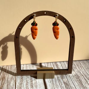 Carrot Earrings | Easter Earrings | Polymer Clay Earrings | Hypoallergenic Earrings | Handmade Earrings