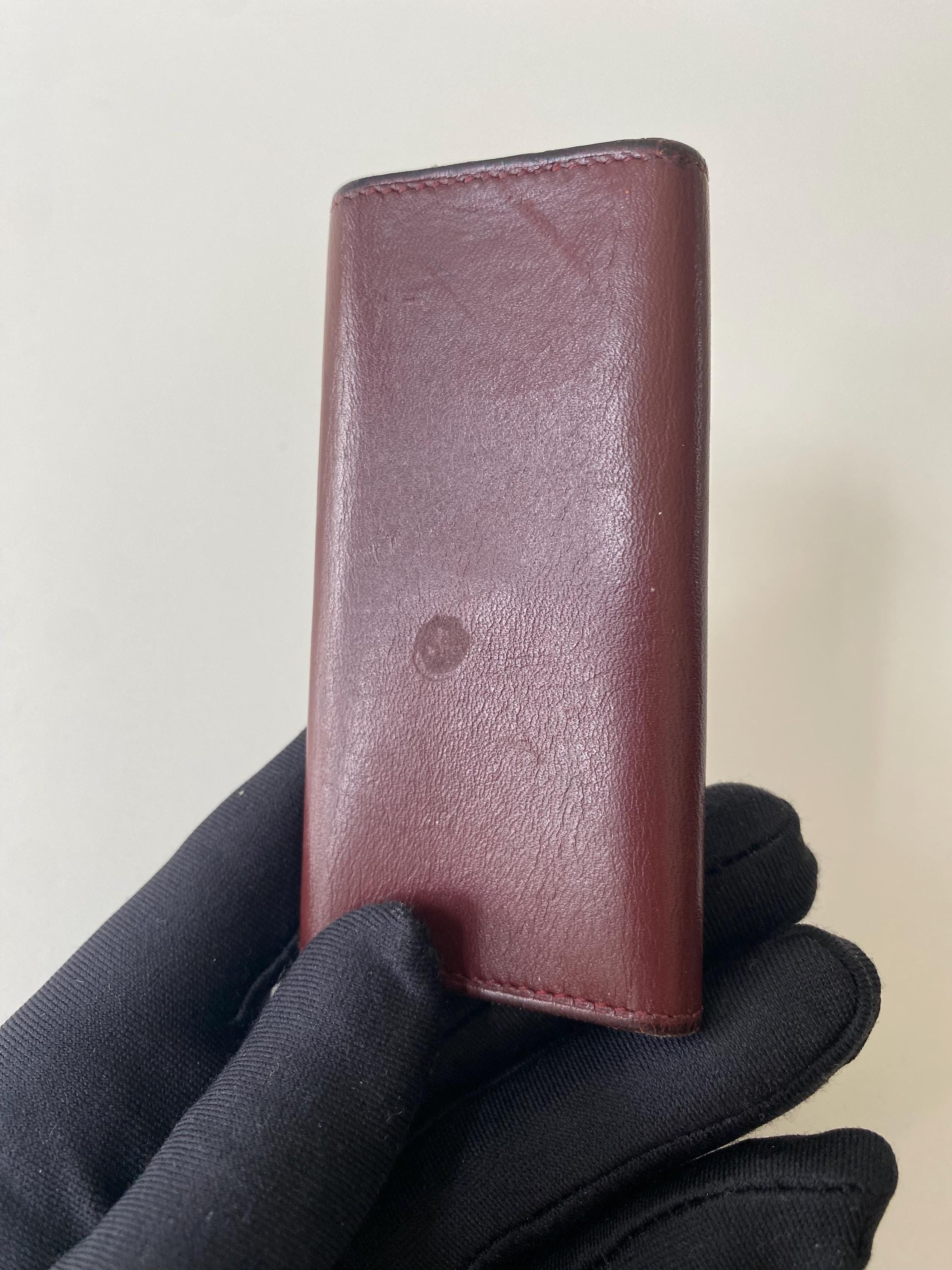 小物 Cartier Key Case Burgundy Leather New Cartier Bordeaux Leather 4-Key Case Burgundy Red- NEW IN BOX | eBay