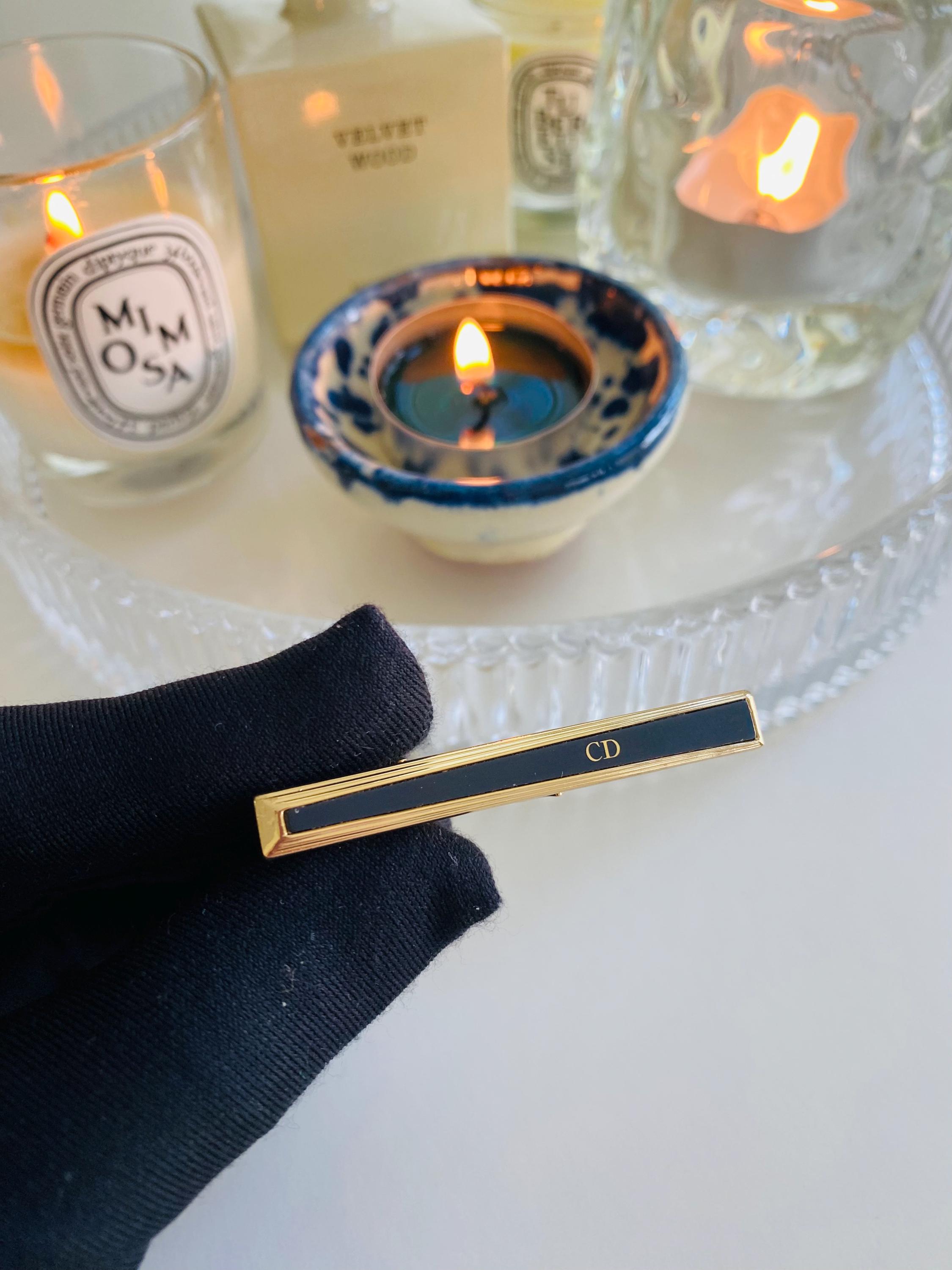 Vintage Christian Dior Monsieur Gold-Tone Multi-Purpose Clip 1980s DIOR gold-plated clip-on earrings – Muse Rebelle main image 4