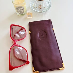 Cartier Leather Sunglasses Case - Etsy display picture 1