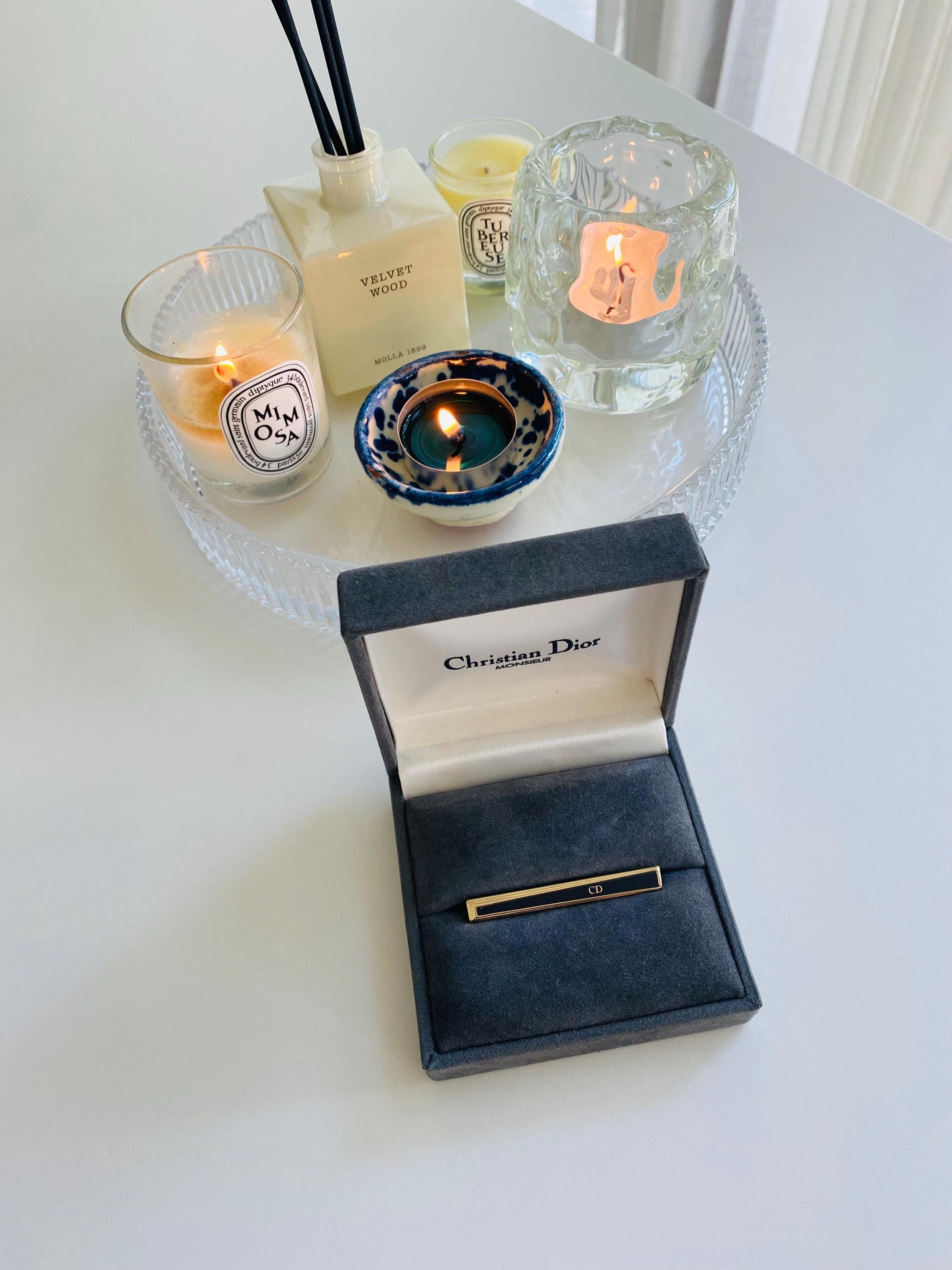 Vintage Christian Dior Monsieur Gold-Tone Multi-Purpose Clip 1980s: Christian Dior Monsieur Tie Clip – Gold-tone Metal  main image 2