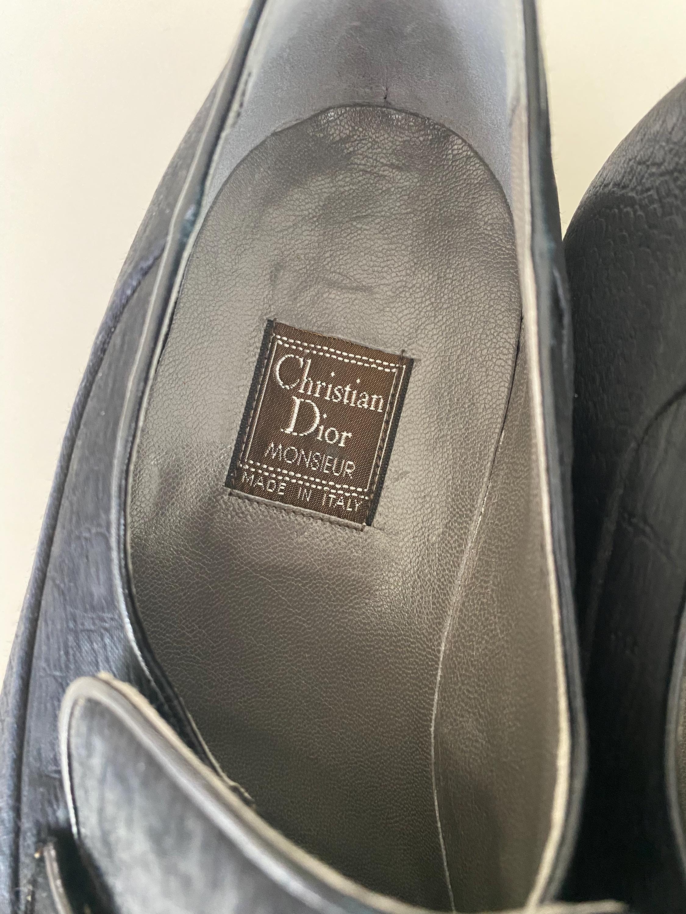 1980s: Christian Dior Monsieur Moccasins - Size 41.5 - Satin  display picture 2