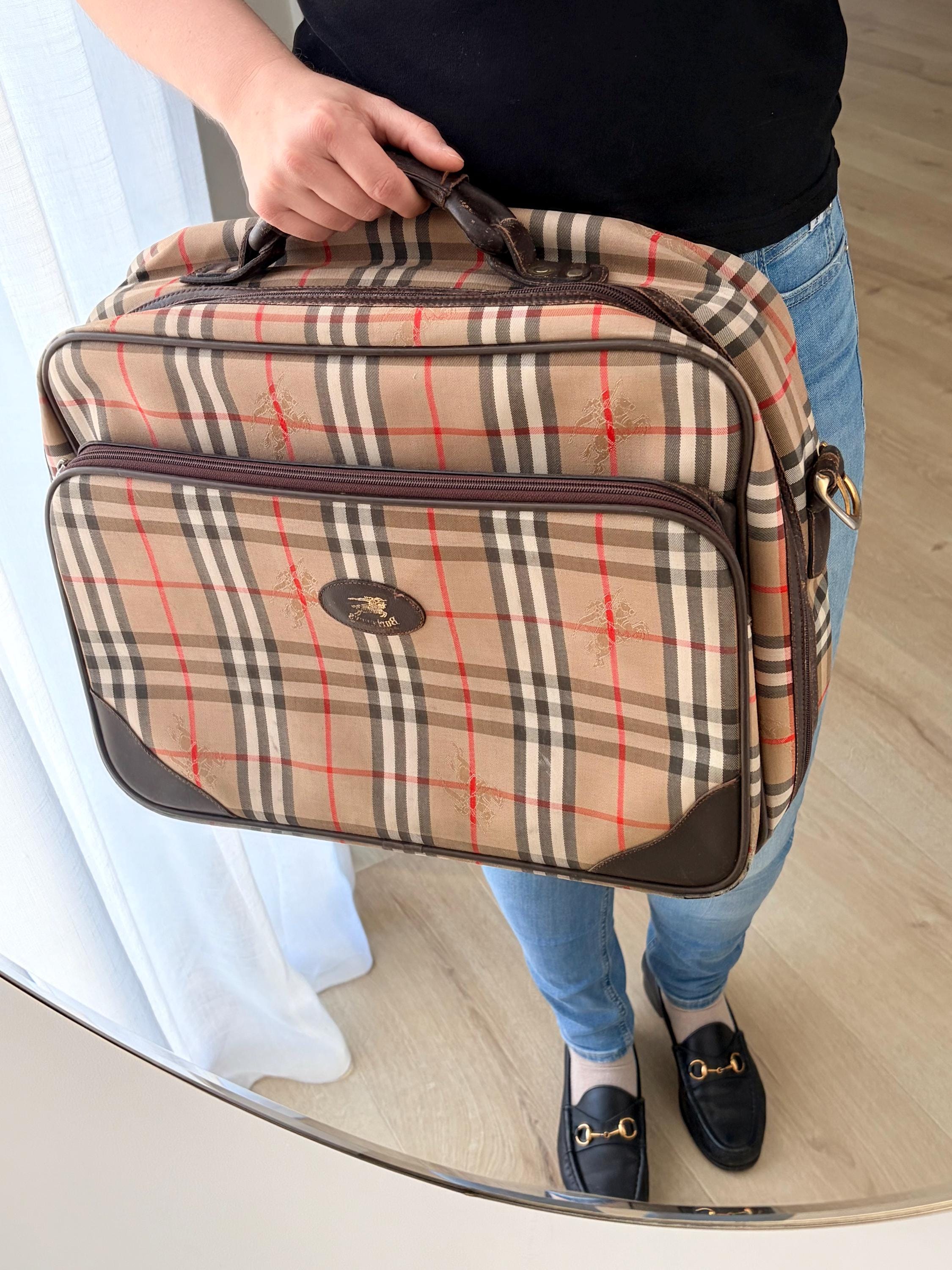 Burberry Travel Bags - Etsy UK