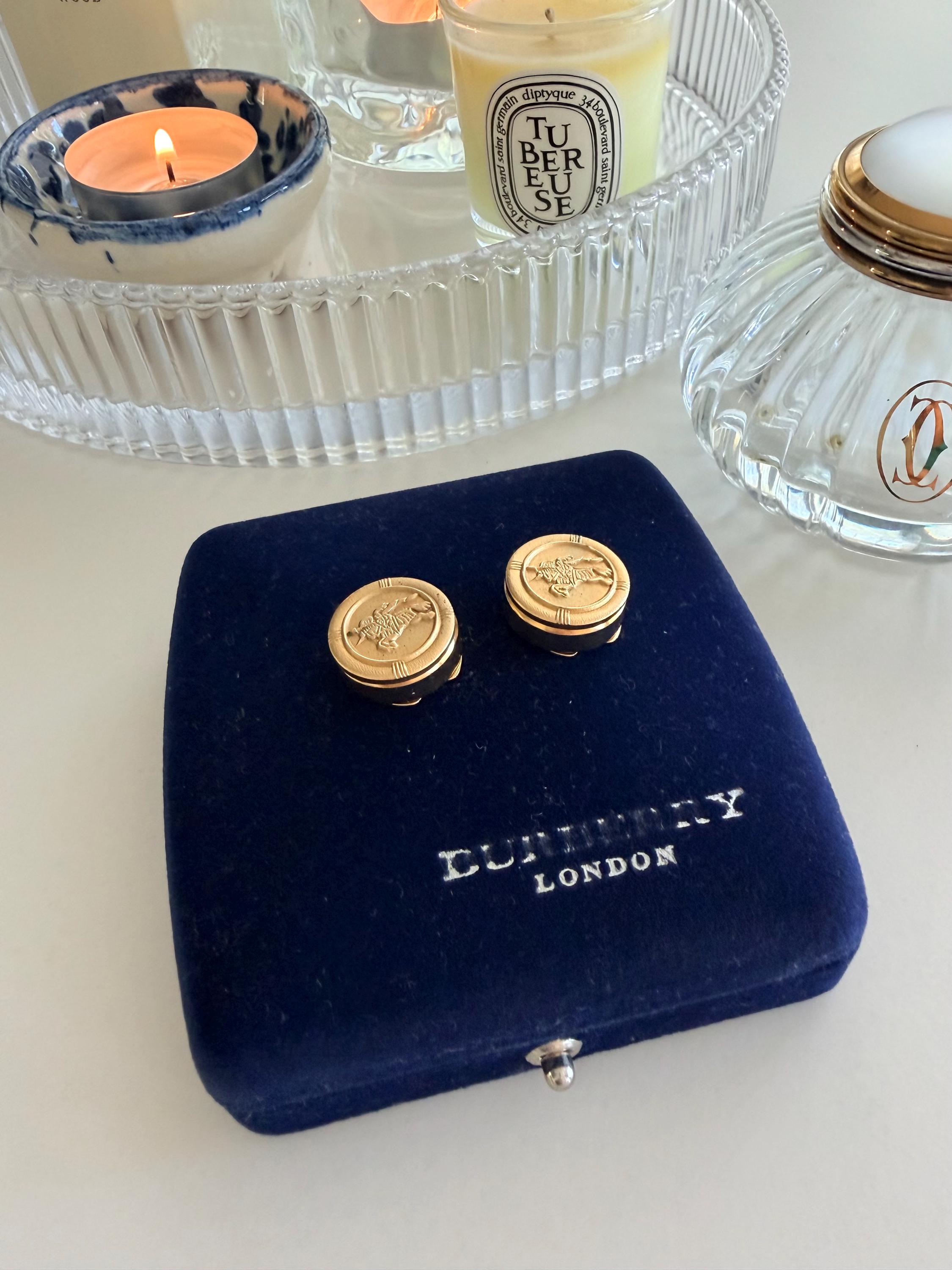Burberry Gold Button - Etsy