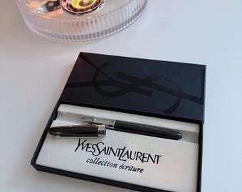 ヴィンテージ イヴ・サンローラン 万年筆：1984年製 フランス製 高級品