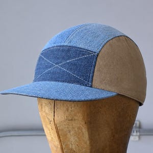 5 panel cap - Never to be replicated - size 58~60 cm - large, stiff brim