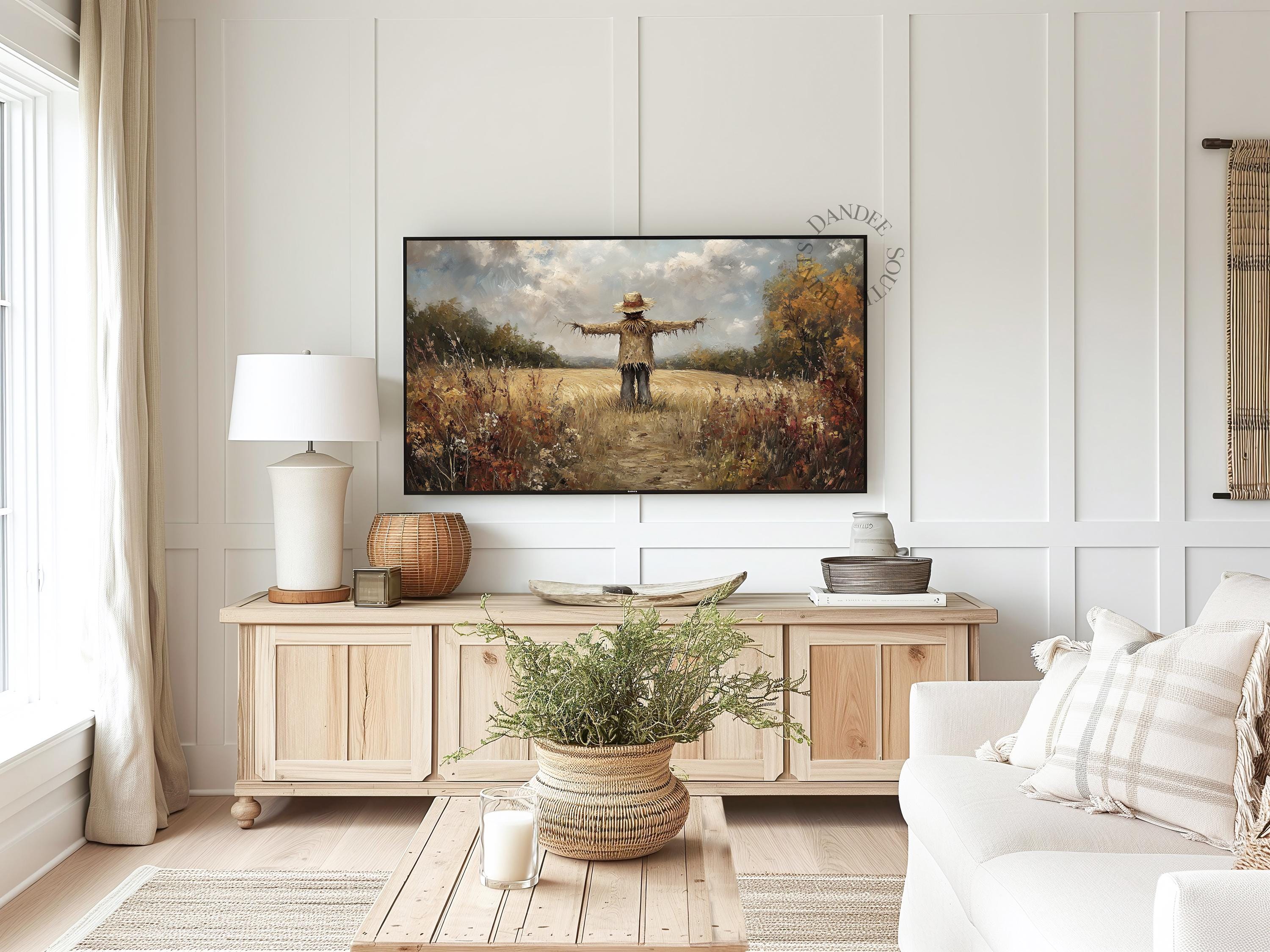 Fall Tv Screen Rustic Fall TV Art Bundle for Frame-style Tvs, Set of 24 Smart TV ...