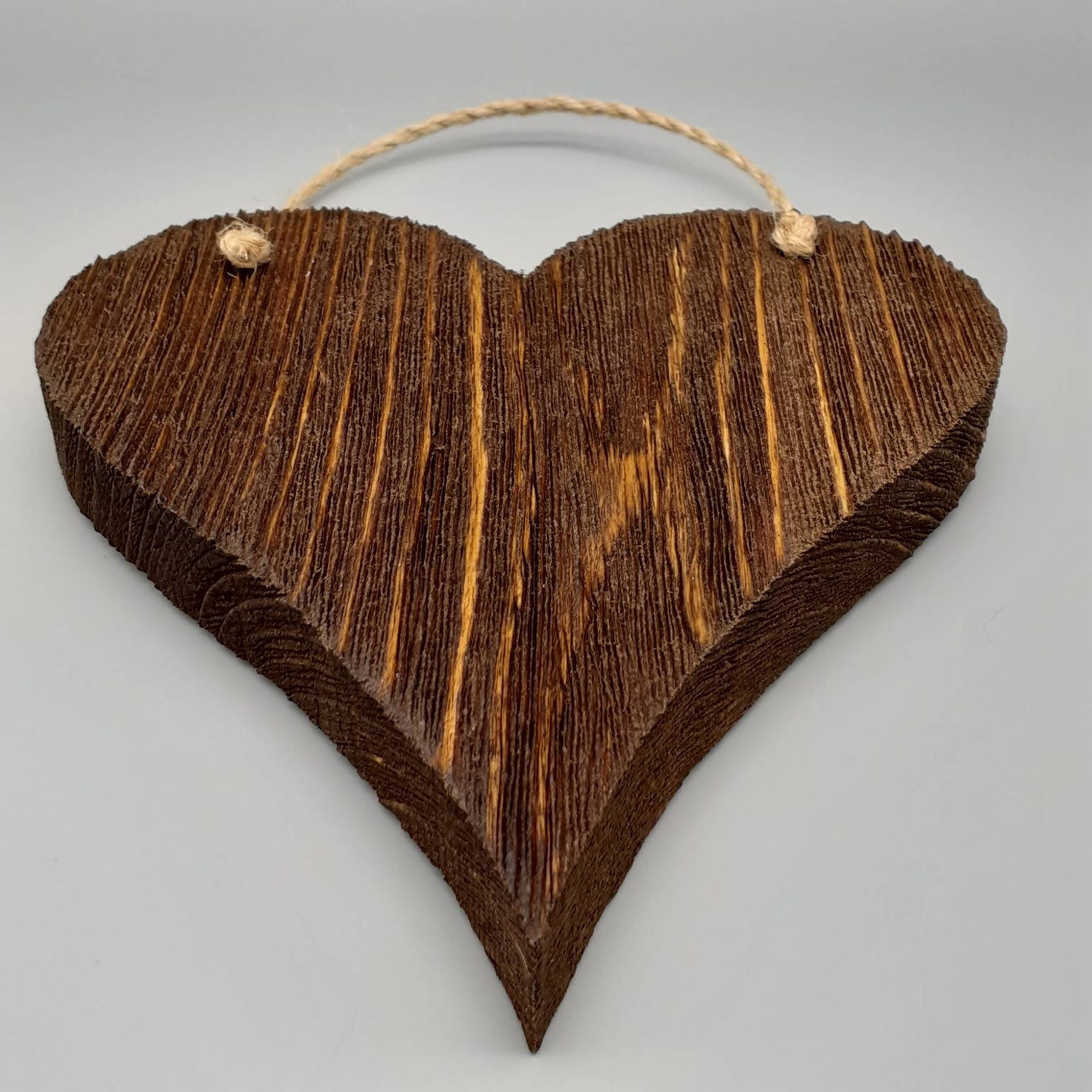 Heartswall Decorhanging Wood Heartsrustic Heartfarmhouse Etsy