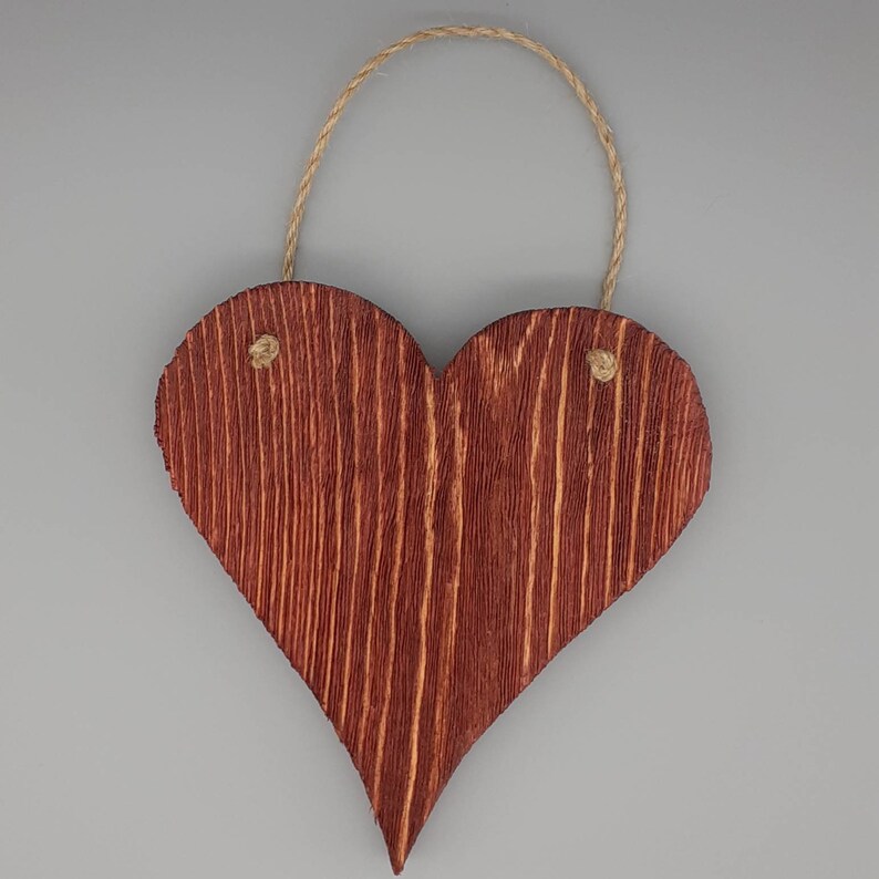 Heartswall Decorhanging Wood Heartsrustic Heartfarmhouse Etsy