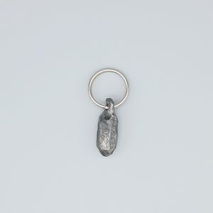 Hand Forged Steel Nugget Keychain, Metal Keychain, Key ring, Men&#39;s Gift Ideas, Father&#39;s Day, Christmas Gift, Birthday Gift, Blacksmith
