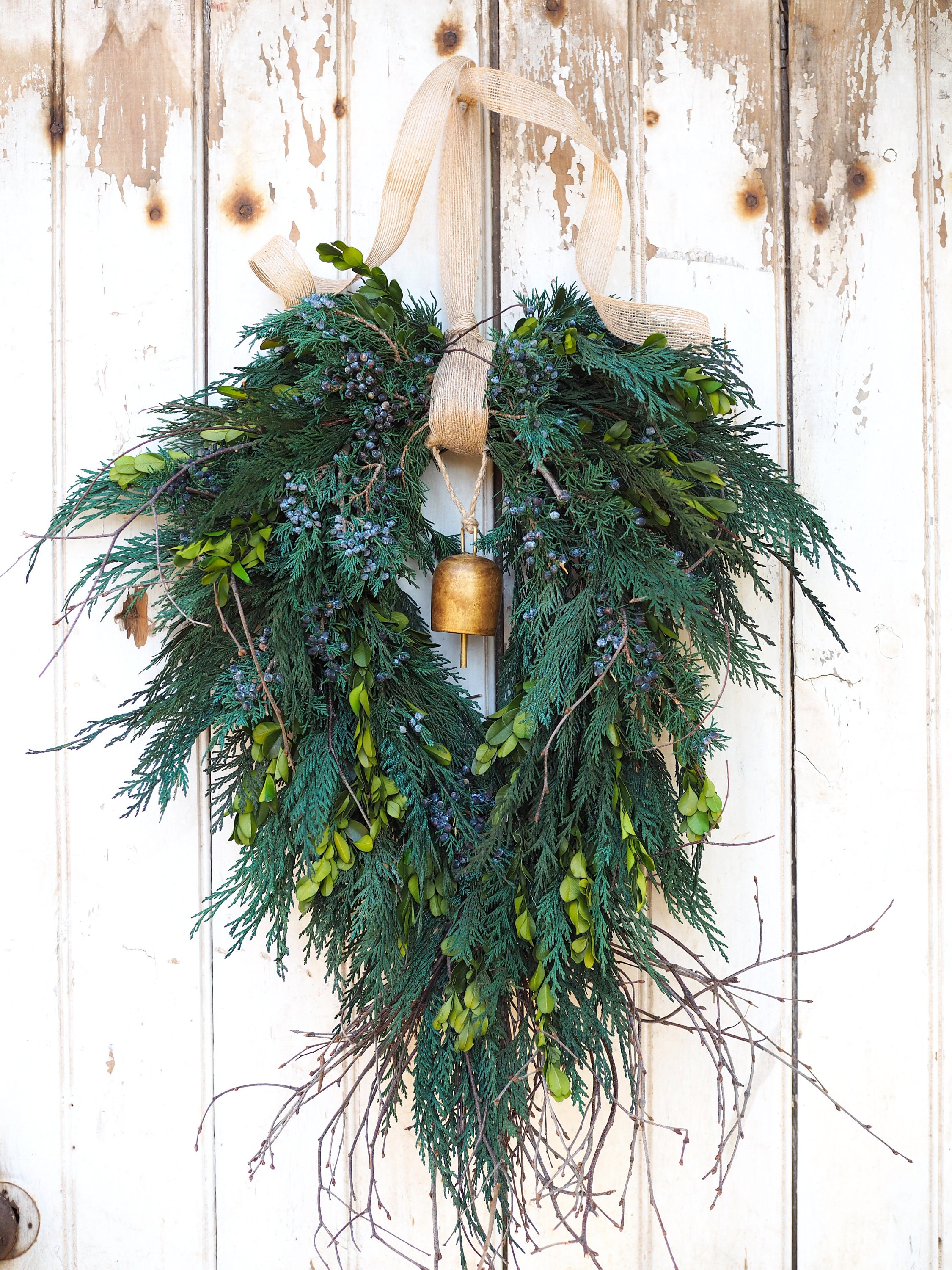 Christmas Swag Winter Wreath Holiday Swag Christmas Door Hanging Holiday  Wreath 