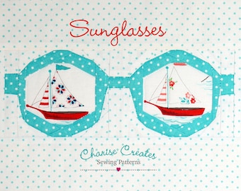 Sunglasses ~ a paper piecing pattern