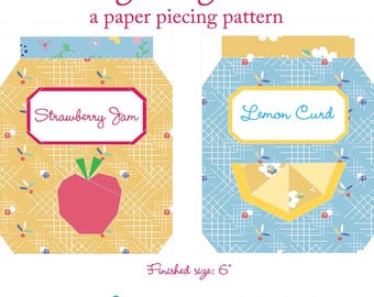 Jam Jars, a Piecing Pattern ~ PDF Pattern