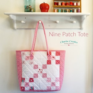 Nine Patch Tote PDF Pattern image 1