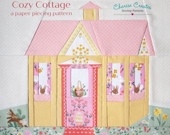 Cozy Cottage,  a Paper Piecing Pattern