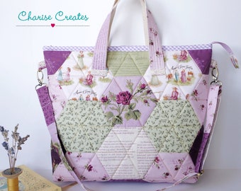 Hexagon Tote Bag - PDF Pattern