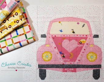 Slug Bug ~ a paper pieced ~ PDF Pattern