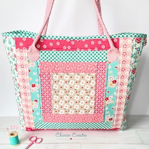 The Log Cabin Tote - PDF Schnittmuster