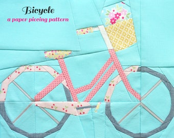 Bicycle, a Paper Piecing Pattern