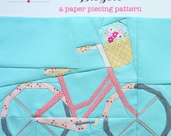 Bicycle, a Paper Piecing Pattern