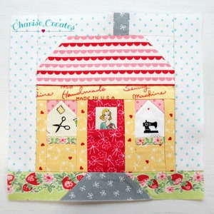Cottage Quilt Block, ein PDF-Muster