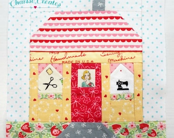 Cottage quilt block, a PDF Pattern