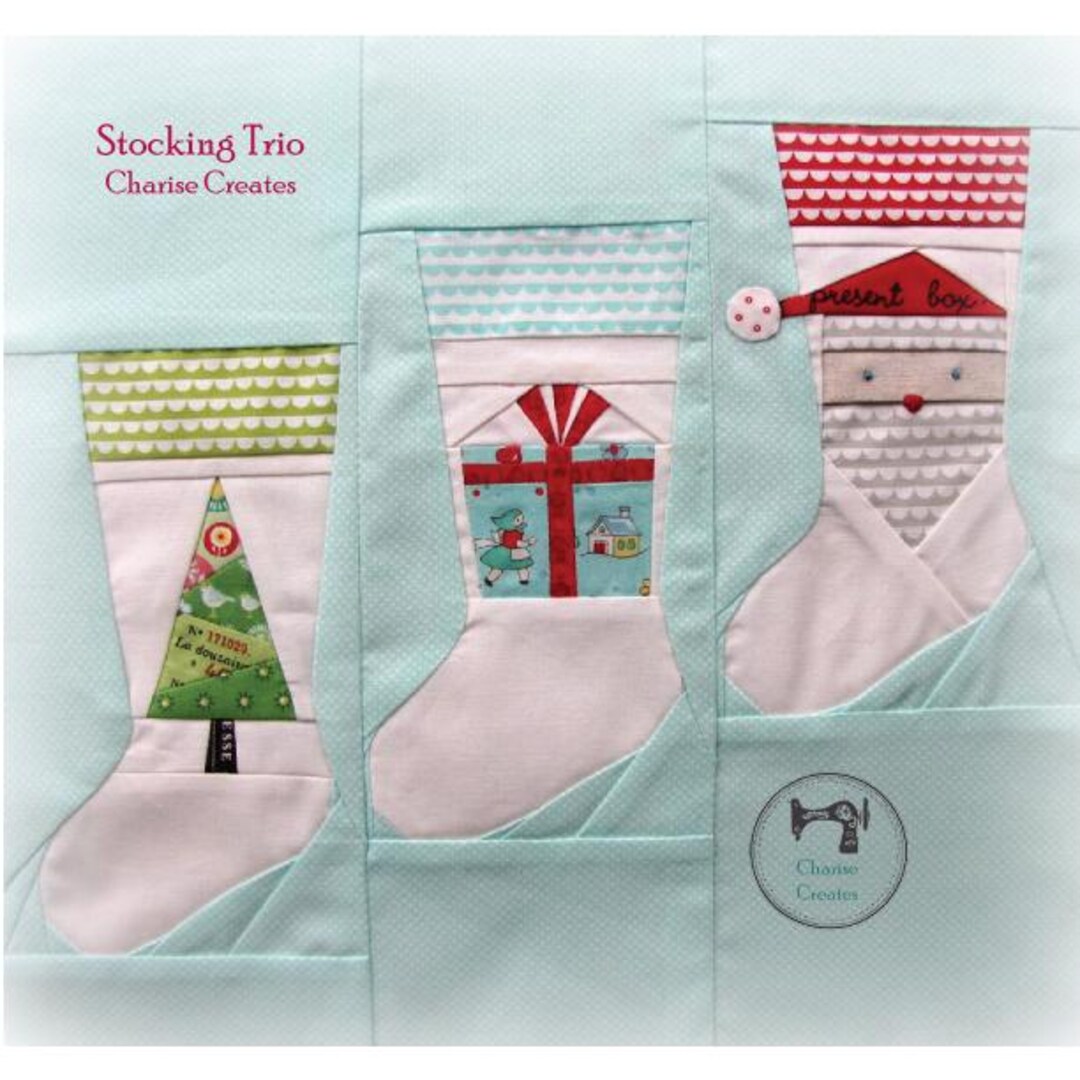 Stocking Trio, a Paper Piecing Pattern - Etsy