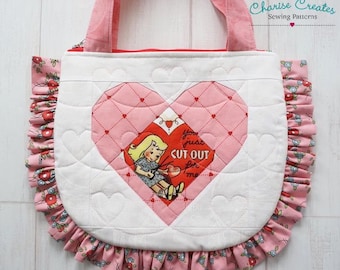 Ruffle Purse, a PDF Pattern