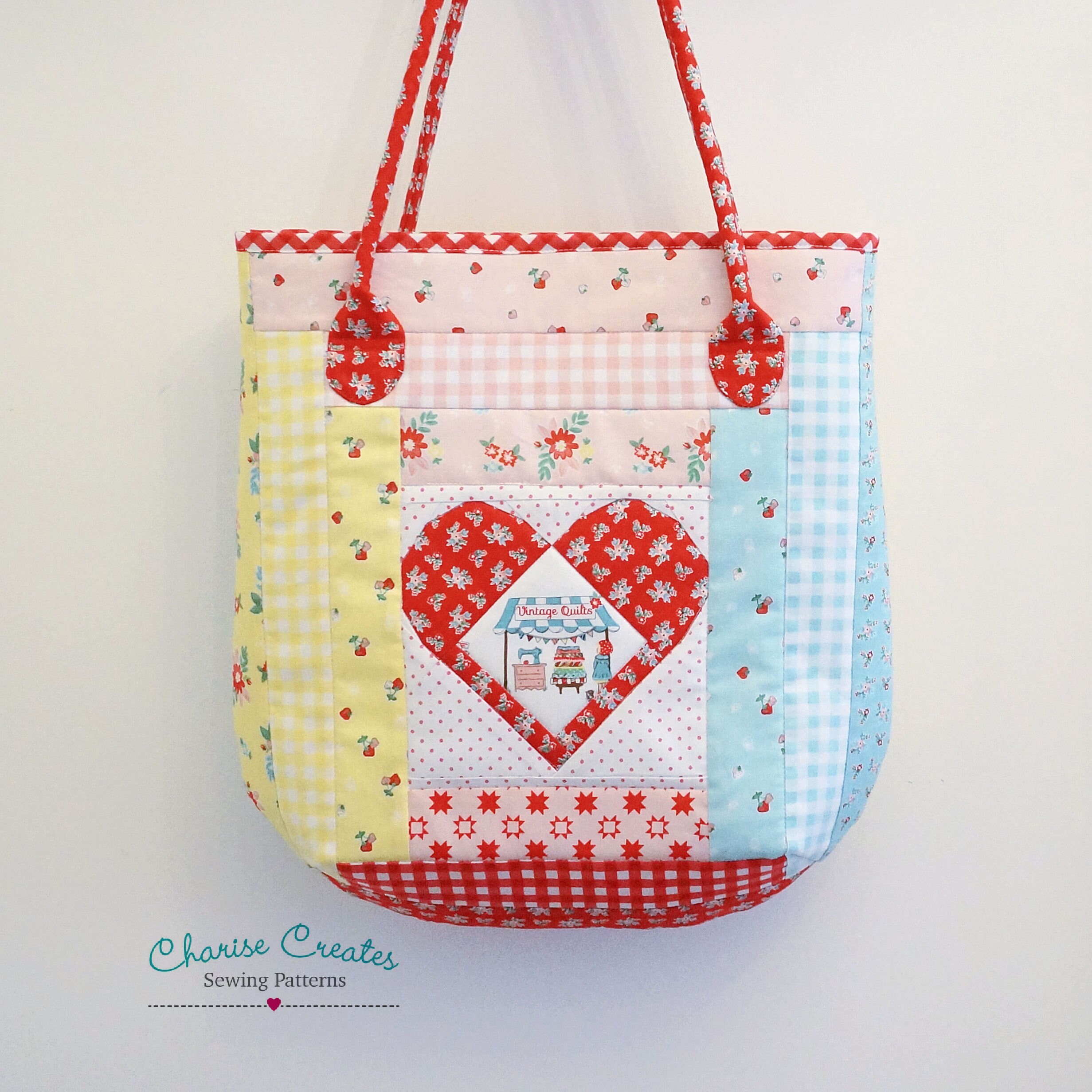 Bolsos log cabin patchwork sale