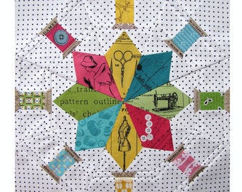 Starburst Spools - a Paper Piecing Pattern