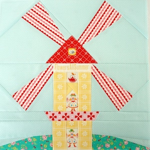 Windmühle, ein Paper Piecing Pattern