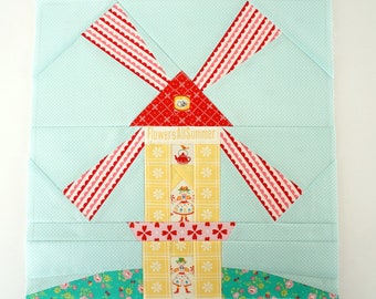 Windmill, a Paper Piecing Pattern