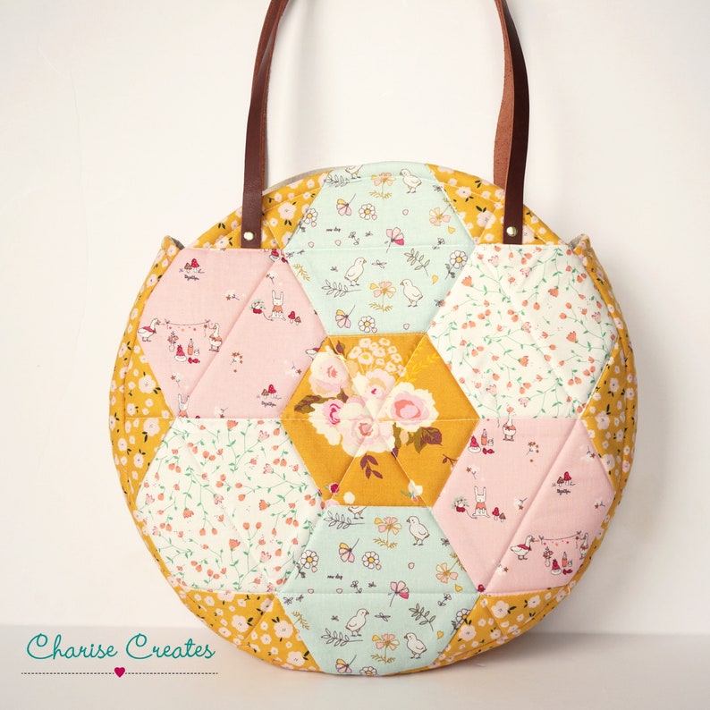 Hexagon Circle Purse PDF Pattern | Etsy