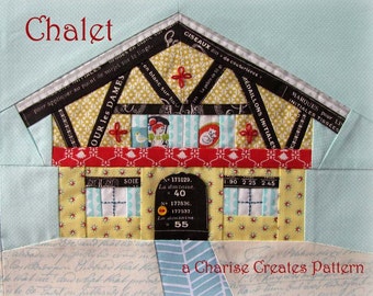 Chalet Paper Pieced Pattern