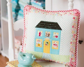 Sewing Cottage Pillow, a PDF Pattern
