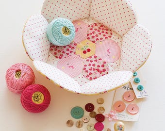 Daisy Fabric Bowl  - PDF Pattern