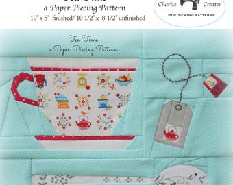 Tea Time,  a Paper Piecing Pattern