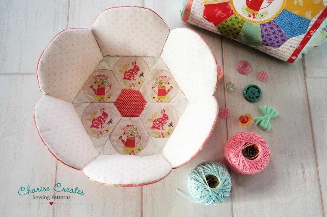 Daisy Fabric Bowl - PDF Pattern - Etsy