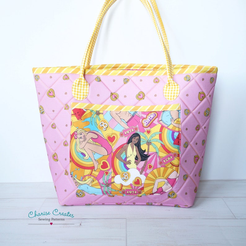 The Patch Pocket Tote - PDF Pattern - Etsy