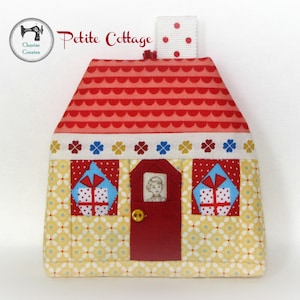 Mini Cottages, Paper piecing Ornament/Sachet Pattern image 2