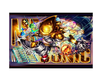SUPER MECHA SONIC - Matt Poster