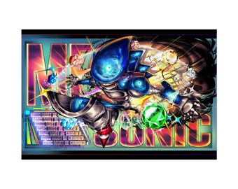 MECHA SONIC - Matt Poster