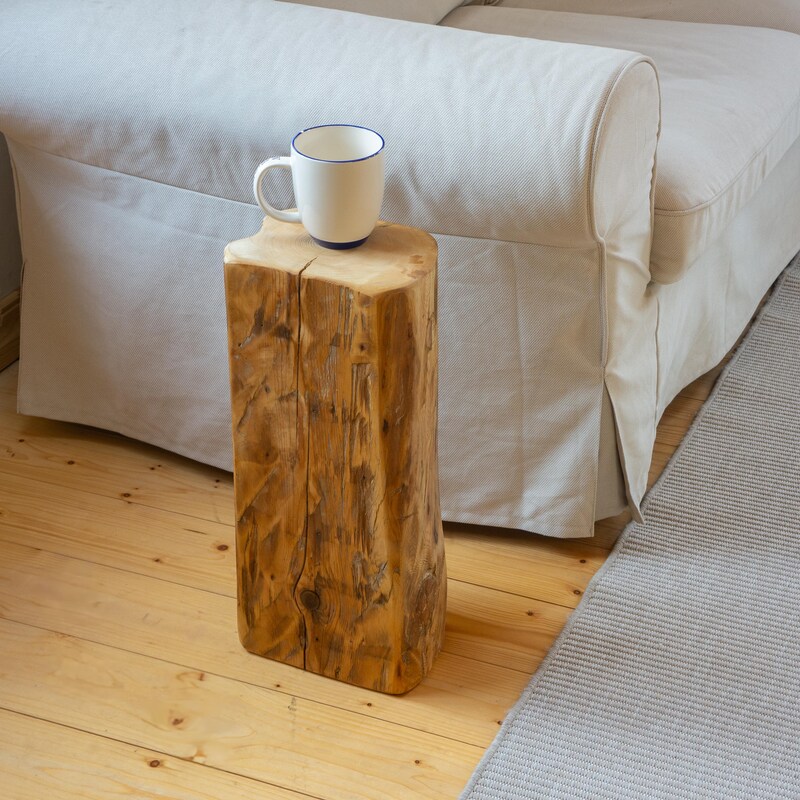 Reclaimed wood end tables - Etsy Italia