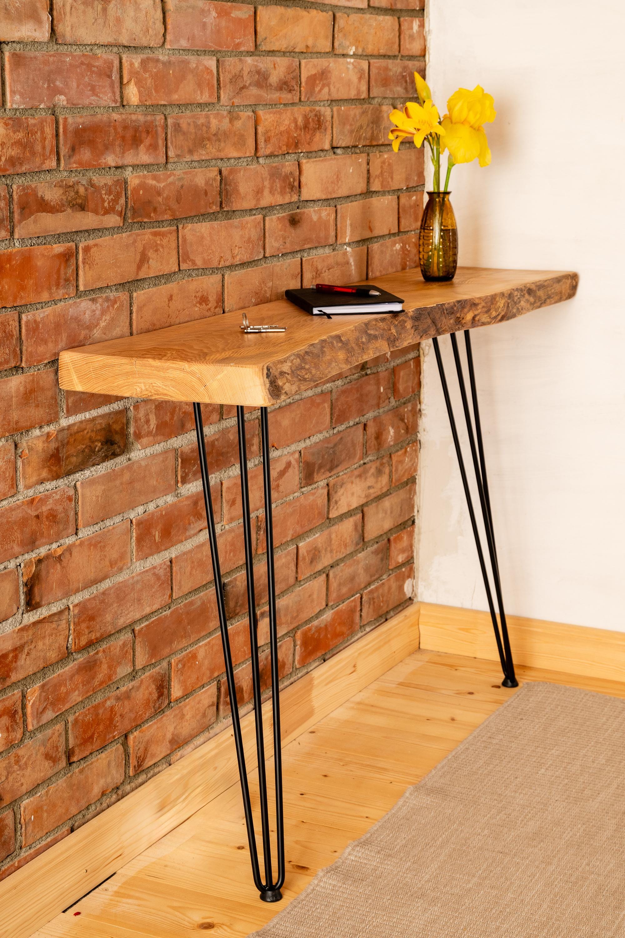 Étagère Radiateur Chêne 61cm - Pour Gain De Place Et Déflection Chaleur | MDF Épais 1.5cm - Sans Percer