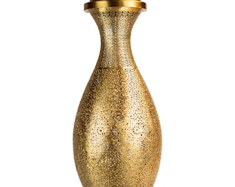 Handcrafted Moroccan Brass Floor Lamp – Antique Vintage Elegance