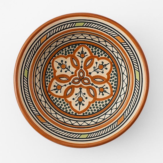 Handmade Moroccan Gasaa Plate, Safi Ceramic Serving Dish - Etsy