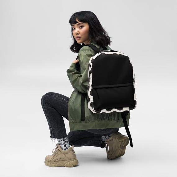 Great Medium backpack CLASSIC ZIPPERED LEATHER BACKPACK - MEDIUM – Go Forth Goods ® main image 2