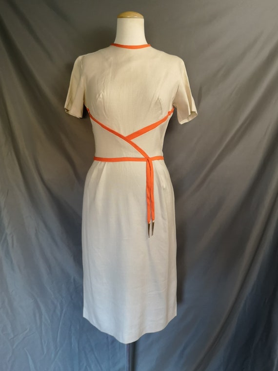 Vintage 1950s Sheath Dress - image 3